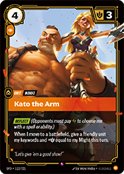 Kato the Arm Spiritforged Card List