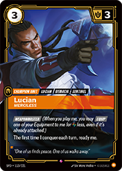 Lucian, Merciless Spiritforged Card List