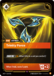 Trinity Force Spiritforged Card List