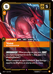 Yone, Blademaster Spiritforged Card List