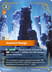 Ancient Henge Spiritforged Card List