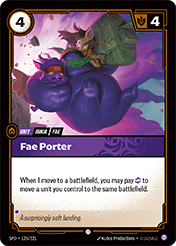 Fae Porter Spiritforged Card List