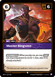Master Bingwen Spiritforged Card List