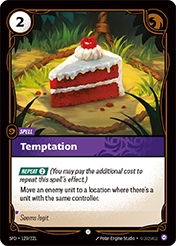 Temptation Spiritforged Card List