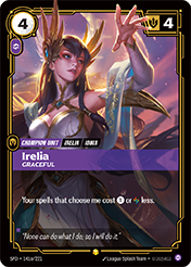 Irelia, Graceful - Alt Art Spiritforged Card List