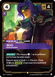 Sivir, Mercenary - Alt Art Spiritforged Card List