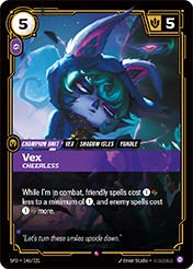 Vex, Cheerless Spiritforged Card List