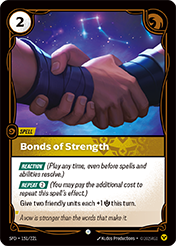 Bonds of Strength Spiritforged Card List