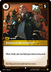 Eminent Benefactor Spiritforged Card List