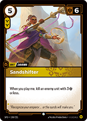 Sandshifter Spiritforged Card List