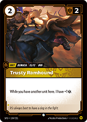 Trusty Ramhound Spiritforged Card List