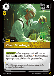 Glasc Mixologist Spiritforged Card List