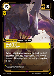 Rek'Sai, Swarm Queen Spiritforged Card List