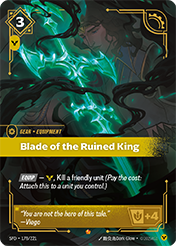 Blade of the Ruined King Spiritforged Card List