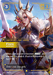 Fiora, Worthy - Alt Art Spiritforged Card List