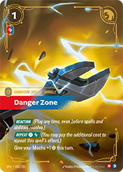 Danger Zone Spiritforged Card List