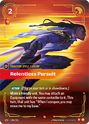 Relentless Pursuit Spiritforged Card List