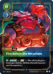 Fire Below the Mountain Spiritforged Card List
