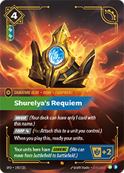 Shurelya's Requiem Spiritforged Card List