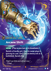 Arcane Shift Spiritforged Card List