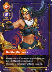 Battle Mistress Spiritforged Card List