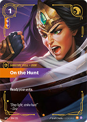 On the Hunt Spiritforged Card List