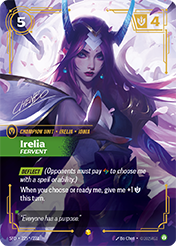 Irelia, Fervent - Signature Spiritforged Card List