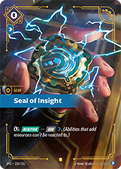 Seal of Insight Spiritforged Card List