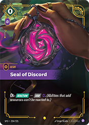 Seal of Discord Spiritforged Card List