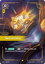 Seal of Unity Spiritforged Card List